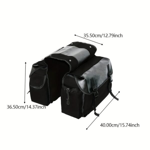 Universal Canvas Motorcycle Saddle Bags & Side Panniers