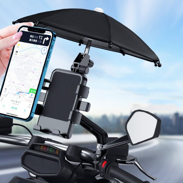 1728645079828-6b047ea566bd4bcabada389dad11ab3c-goods.jpeg Waterproof Motorcycle Phone Mount with Umbrella