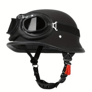 Retro Half-Face Motorcycle Helmet