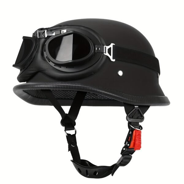 Retro Half-Face Motorcycle Helmet
