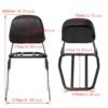 Motorcycle Backrest & Luggage Rack for Honda CMX300 & CMX500 (2017–2025)