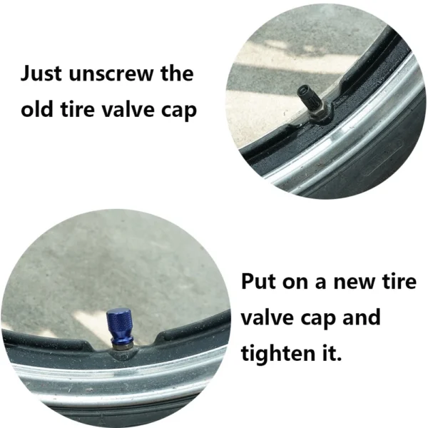 Motorcycle Tire Valve Caps for KYMCO AK550 & XCITING Models