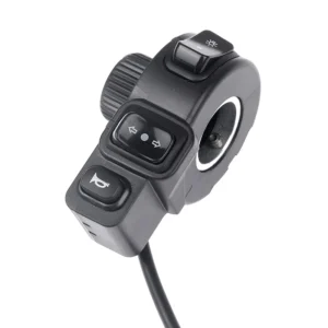 Universal 3-in-1 Motorcycle Handlebar Switch – Light, Turn Signal & Horn