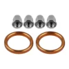 Motorcycle Exhaust Muffler Pipe Gasket Nut for Honda Models