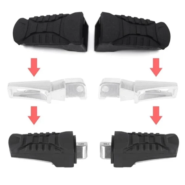 Rear Footpeg Rubber Pad Cover for BMW R1200GS ADV & R1250GS