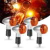 Universal Bullet Motorcycle Turn Signal Lights – Front & Rear